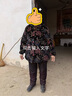 俞兆林（YUZHAOLIN）妈妈装冬季中老年女装60岁70岁奶奶老年人衣服奶奶棉袄羽绒棉服  黑色大花 5XL （建议140-155斤） 实拍图