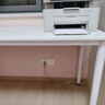 甄严选电脑桌台式家用简约办公书桌女生卧室学习写字桌小户型化妆桌子 暖白色140*60【升级加固框架】 实拍图