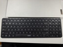 雷柏（Rapoo）E9300G升级款 99键无线/蓝牙多模键盘 刀锋超薄紧凑便携无线键盘 电脑笔记本商务办公键盘 深灰 实拍图