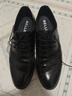 百丽男鞋2025商务正装休闲增高软底真皮鞋 黑色A2248（布洛克款） 42 实拍图