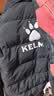 卡尔美（KELME）长款运动棉服男冬季连帽过膝保暖生活训练外套风衣 黑色 S  实拍图