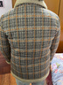 婉荷中老年女装气质加绒加厚外套翻领格子棉衣大衣中年妈妈短棉袄棉服 实拍图