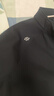 京东京造绒感发热运动长袖t恤男冬季加绒保暖半拉链卫衣户外通勤 黑色2XL 实拍图