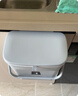 北杉（BEiSHAN） 厨房垃圾桶家用密封壁挂收纳桶清洁桶悬挂式卫生桶创意厨余桶 星空灰色 9L有盖【带内桶】无手提 实拍图