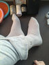 梦特娇袜子男士秋冬季100%纯棉7A抗菌防臭艾草精油袜休闲透气运动中筒袜 实拍图