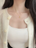 礼意久久999足金黄金吊坠四叶草项链女款2025新款生日礼物女士女生送妈妈 新年礼物跨年礼物元旦礼物送女生结婚纪念日送老婆已婚 【999足金吊坠+925银镀金链】新年礼物给女生送女朋友 实拍图