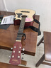 维卡斯（WEIKASI）民谣吉他初学者木吉他单板新手入门练习琴guitar吉它学生男女乐器 38英寸原木色+礼包【初学推荐】 实拍图