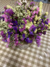 爱满（AIMAN）云南鲜花干花花束勿忘我情人草组合满天星客厅真花插花家居摆设 六色勿混搭+黄水晶+草含圆花篮 实拍图