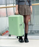 爱可乐（Echolac）拉杆箱万向轮旅行箱时尚登机箱行李箱密码箱可拓展PW005绿色20吋 实拍图