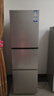 海尔（Haier）「真省电」251L三门小冰箱黑金净化一级能效风冷无霜星辉银BCD-251WGHC3E7WV(银) 实拍图