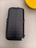 喜越太阳能充电宝20000毫安大容量3C认证户外三防2万移动电源5万适用于苹果华为小米手机快充通用电源 2万毫安+太阳能单面板伸缩线手摇22.5W无线充 实拍图