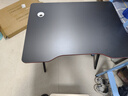 奥伦福特  电脑桌台式家用电竞游戏桌办公书桌简约书房写字桌子 碳纤维纹路单桌-80*60 升级款电竞桌 实拍图