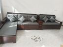 墨宸沙发 紫金檀木实木沙发新中式客厅大小户型冬夏两用转角储物家具 五人位+贵妃+茶水柜+长茶几 实拍图
