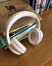 联想【顶配旗舰】耳机头戴式2025新款蓝牙5.4无线音乐高音质舒适佩戴降噪耳罩电竞游戏有线带麦电脑PC 星韵白【顶配蓝牙5.4+HIFI音质】 EQ音效三模式-支持有线/无线连接 实拍图