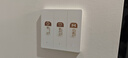 小米智能开关（三开）接入米家 单火零火兼容 超长寿命 开关面板 实拍图