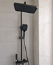 四季沐歌（MICOE）恒温花洒套装枪灰钢琴淋浴花洒全套家用卫浴增压花洒喷头淋浴器 【M03+冷热版】琴键四控/雨幕顶喷 店铺力荐A款 实拍图
