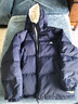 adidas 600蓬拒水保暖双面穿休闲连帽鸭绒羽绒服男女秋冬阿迪达斯   传奇墨水蓝   L 实拍图