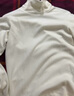 优衣库女装HEATTECH摇粒绒两翻领套头衫/长袖479608 01 乳白色 XS /150/76A 实拍图