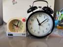 宜家（IKEA）DEKAD德卡闹钟石英钟简约复古钟钟表摆放式台式高颜值钟 闹钟黑色10cm 实拍图