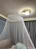 SEVENMOONS吊顶蚊帐免安装家用圆顶吸盘式公主蚊帐大床免打孔落地单开门蚊帐 轻奢风蚊帐【通用款85*280cm】 免打孔丨加大空间丨适用多床型 实拍图