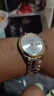 欧品客瑞士认证品牌手表男机械表全自动男表进口机芯夜光防水男士手表 欧品客-3171-钢带间白 实拍图