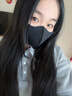 佳睦保暖口罩防风防寒女高颜值秋冬骑行滑雪3d立体透气不起雾可水洗黑 实拍图