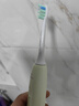 飞利浦（PHILIPS）【肖战推荐】声波电动牙刷钻石3系 新年礼物 情侣款送男生女友 微泡水流HX5161/05抹茶绿 实拍图
