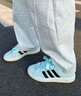 adidas「面包鞋」GRAND COURT BASE 00s休闲低帮板鞋男女阿迪达斯 薄荷绿/黑色/汉玉白   42 实拍图