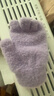 Hello Kitty儿童手套冬保暖针织半指卡通女宝幼儿翻盖手指套3126库洛米紫色 实拍图