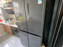 美的（Midea）471L十字门冰箱全空间养鲜抗菌净味一级能效风冷无霜双变频以旧换新BCD-471WSPZM(E)国家补贴 实拍图