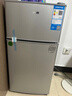奥克斯小冰箱家用小型迷你冷藏冷冻两用出租房宿舍用节能省电寝室办公室电冰箱 【全国联保】42A156D银【节能省电】 实拍图