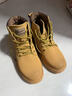 回力男鞋2025秋冬季新款男士马丁靴工装风大黄靴高帮登山鞋子 卡其 45 实拍图