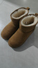 骆驼（CAMEL）雪地靴女百搭舒适暖绒平跟套筒保暖靴 L23W275157 驼色 39  实拍图