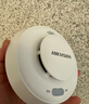 HIKVISION海康威视烟雾报警器家用烟感消防火灾独立式光电感烟警报探测器3C认证商用写字楼学校酒店 NP-Y1-S 实拍图