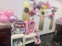 多美忆生日场景布置女孩生日气球儿童道具氛围装饰快乐桌飘装扮粉色套餐 实拍图