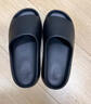 稻草人椰子拖鞋男女抗菌踩屎感居家用室内户外穿特大码防滑凉拖黑 46-47 实拍图