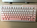 珂芝（KZZI）K75V2三模客制化机械键盘无线蓝牙电竞游戏家用办公82键RGB背光PBT键帽Gasket雾桃渐变环诺樱诺轴 实拍图