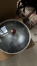 九阳（Joyoung）炒锅铁锅无涂层精铁锅炒菜锅炉灶通用32cm带盖CF32-C121 实拍图