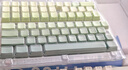 前行者（EWEADN）MT80无线机械键盘鼠标套装有线蓝牙三模渐变侧刻104/87配列游戏电竞女生办公高颜值笔记本电脑专用 白蓝正刻-87键【白光-无线三模】 茶轴（码字办公） 实拍图