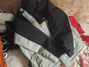 海澜之家（HLA）羽绒服男冬季运动连帽三防石墨烯蓄热外套男冬季 绿灰镶拼9G 2XL 185/100A推荐165~176斤 实拍图