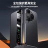 洽利顶奢真皮适用华为pura80pro手机壳Pura80ultra保护套全包防摔智能视窗磁吸翻盖+商务男女款皮套 Pura80Pro/Pro+智能视窗黑色 实拍图