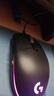 罗技（G）G102第二代游戏鼠标 RGB流光灯效鼠标 轻量化  游戏级8000DPI传感器 黑色 200-8000DPI 实拍图