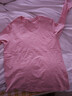班尼路长袖t恤女装春秋新款纯棉小个子女生内搭上衣打底衫宽松休闲衣服 粉-纯色 【100%棉】 M 实拍图