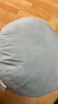 MUJI可当成腰垫使用的柔软靠垫 抱枕腰托靠枕腰靠 淡绿色 55*40*20cm 实拍图