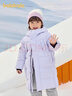 巴拉巴拉儿童羽绒服中长款冬加厚外套男女童2025连帽亲子装保暖防风防泼水 实拍图