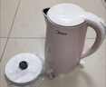 美的（Midea）电热水壶电水壶烧水壶双层防烫 0涂层 食品级304不锈钢1500W快速沸腾1.7L大容量 HJ1705 实拍图