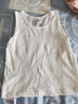 kordear 新生儿衣服婴儿宝宝薄款夏装无袖上衣男宝宝夏天衣服竹纤维小背心女夏 米白 90 cm（偏小拍大一码) 实拍图