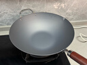 RIVER LIGHT日本极牌炒锅无涂层大口径炒菜锅36cm电磁炉燃气通用易洁少油烟 实拍图