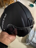 凤凰（Phoenix）新国标A类3C认证电动车摩托车头盔双镜片防雾防风保暖哑黑 男女四季通用电瓶车3/4半盔冬季安全帽 实拍图