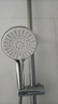 九牧王超粗孔老式花洒喷头大出水量家用热水器手持不增压单个淋浴莲蓬头 铂银色大水量花洒亲肤不刺痛 实拍图